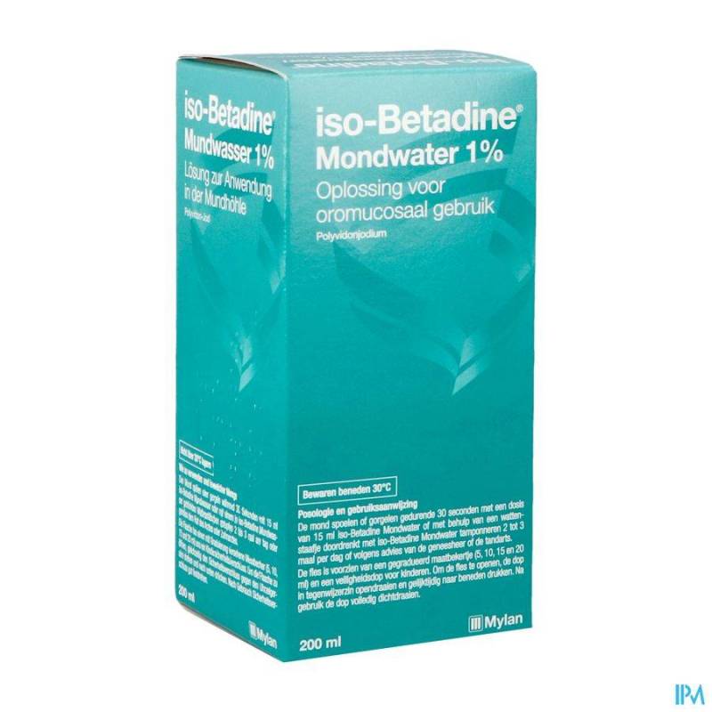 Iso-Betadine Mondwater 1% | 200 ml