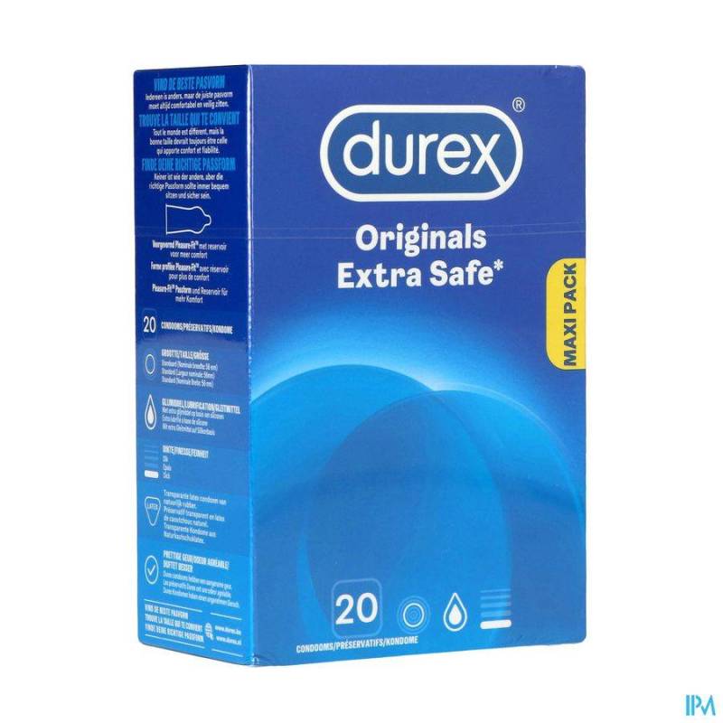 DUREX EXTRA SAFE CONDOMS 20