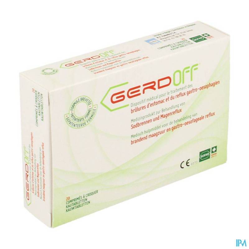 GERDOFF COMP A CROQUER 20X1100MG