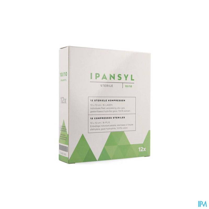IPANSYL 5 CP STER 8PL 10,0X10,0CM 12