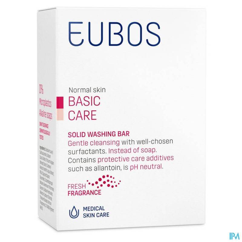 Eubos Compact Rode Wastablet Parfum 125g