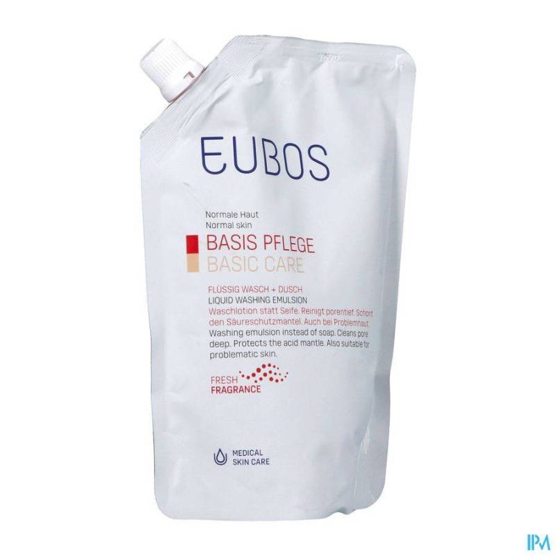 EUBOS SAVON LIQUIDE ROSE REFILL 400ML