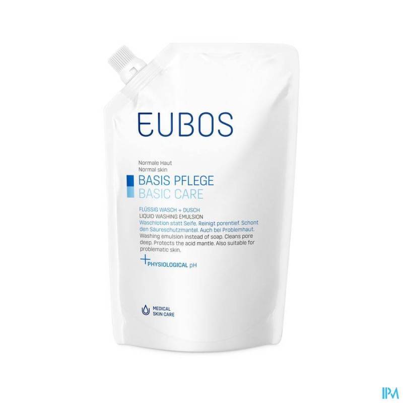 EUBOS SAVON LIQUID BLEU N/PARF REFILL 400ML