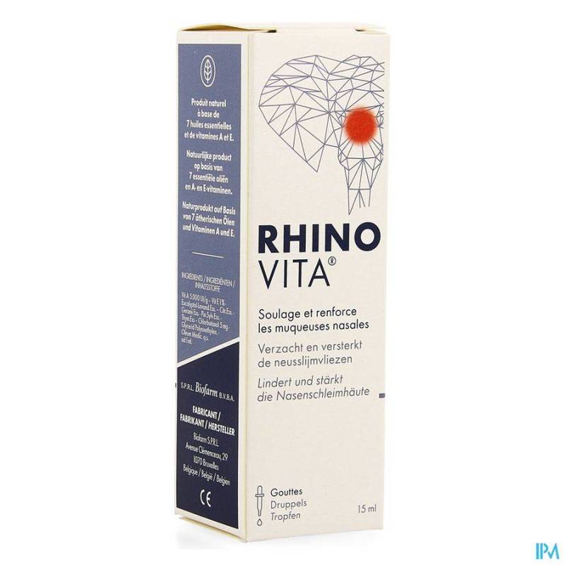 RHINOVITA NEW GUTT NASAL 15ML