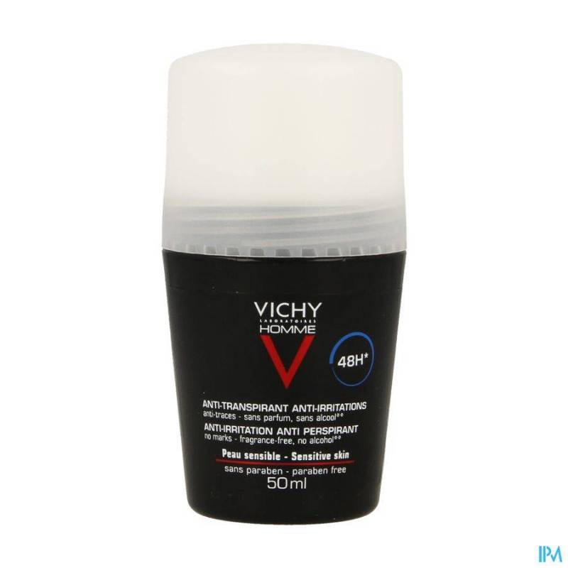 Vichy Homme Deodorant Roller 48 Uur 50ml