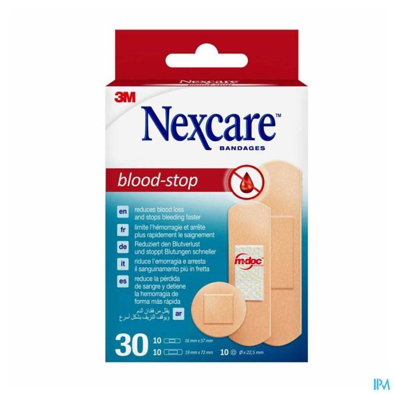 NEXCARE 3M BLOODSTOP ASSORTED 30 N1730AS