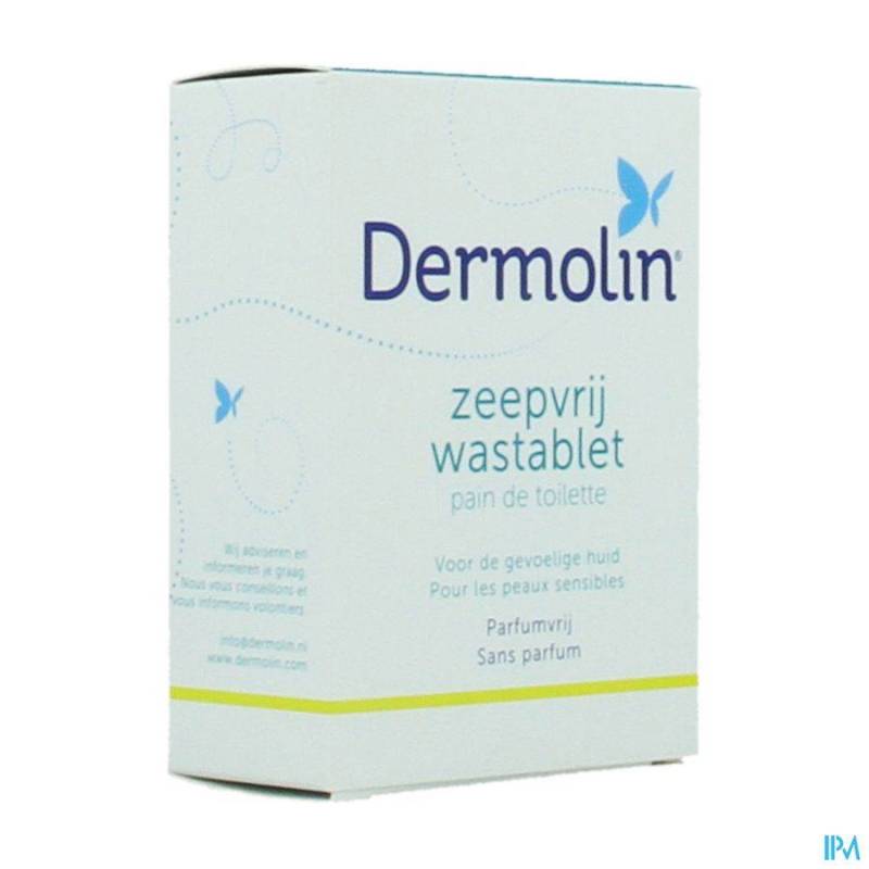 Dermolin Zeepvrij Wastablet N/parf Nf 100g