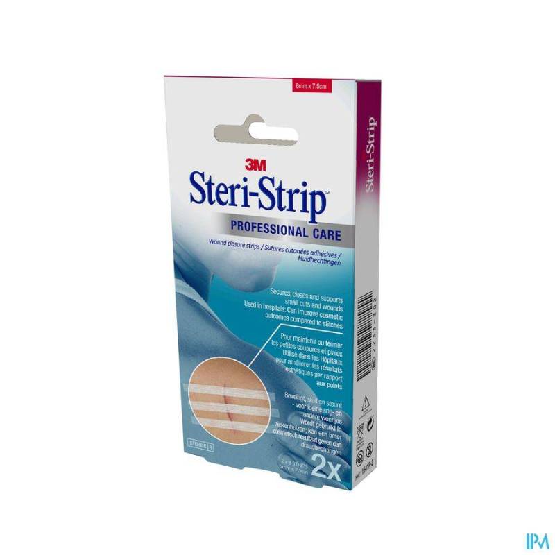 STERI-STRIP SUTURE CUTAN. ST 6X 75MM 2X 5 1541P-2