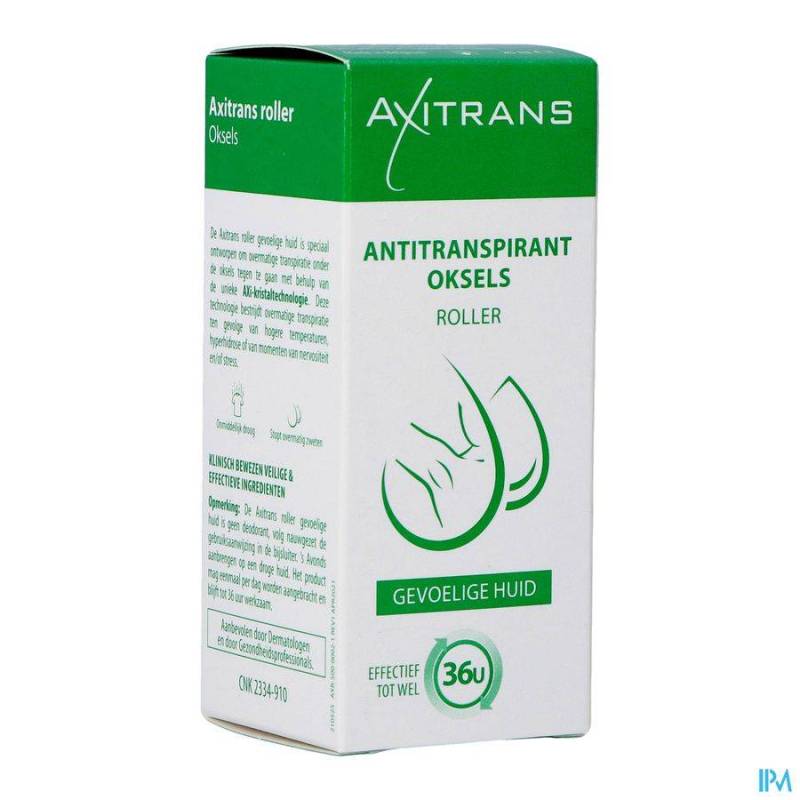 Axitrans Oksels Gevoelige Huid Roller 20ml