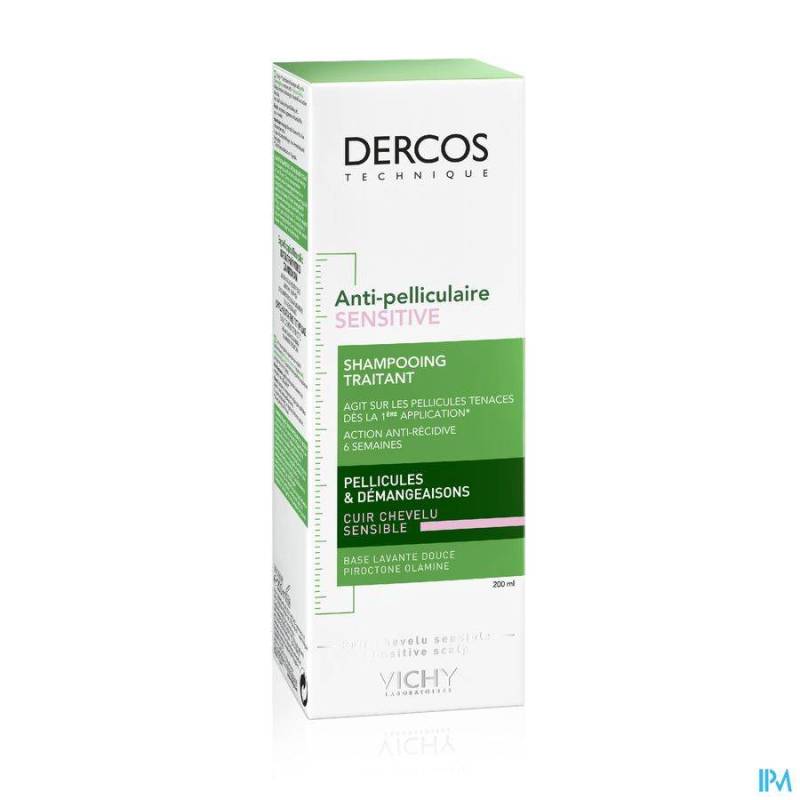 Vichy Dercos Anti-Roos Shampoo Gevoelige Hoofdhuid 200ml