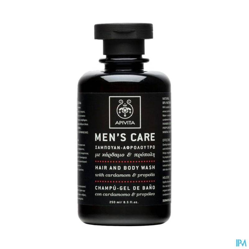 APIVITA MEN CARE SH CORPS-CHEVEUX 250ML