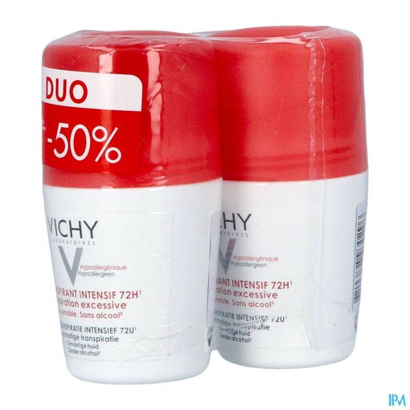 VICHY DEO TRANSP. EXC STRESS RESIST ROL DUO 2X50ML