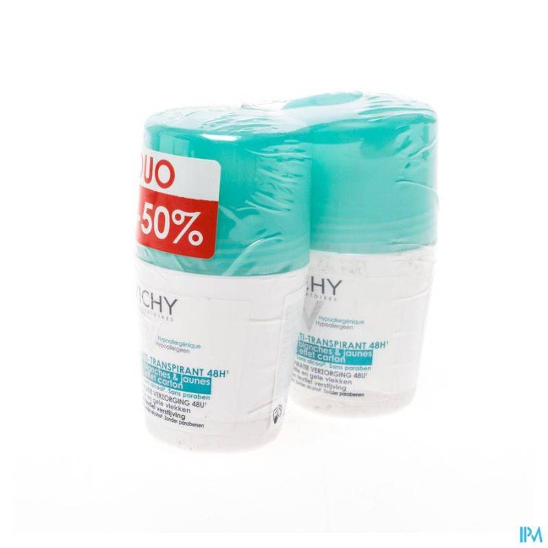 VICHY DEO A/TRACE ROLLER DUO 2X50ML