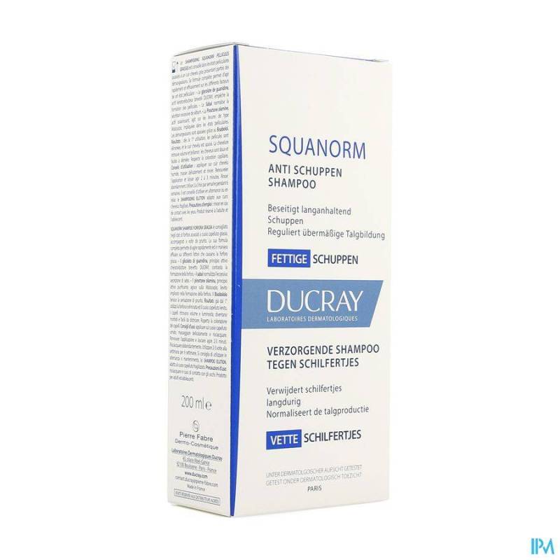 DUCRAY SQUANORM SH PELLICULES GRASSES NF 200ML