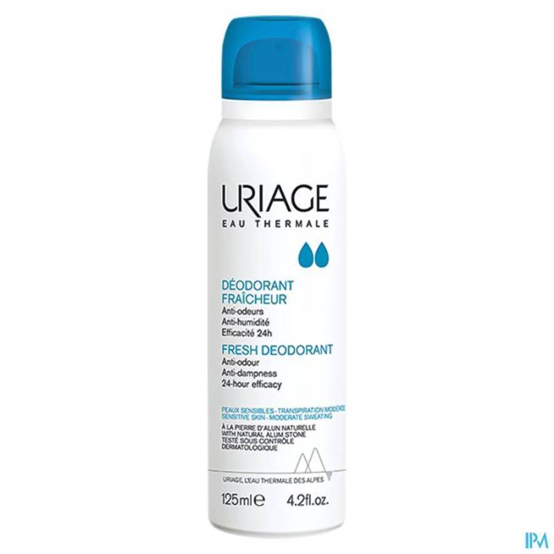 Uriage Frisse Deodorant Gevoelige Huid Spray 125ml