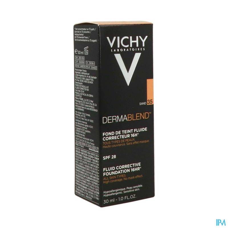 Vichy Fdt Dermablend Fluide 35 Sand 30ml