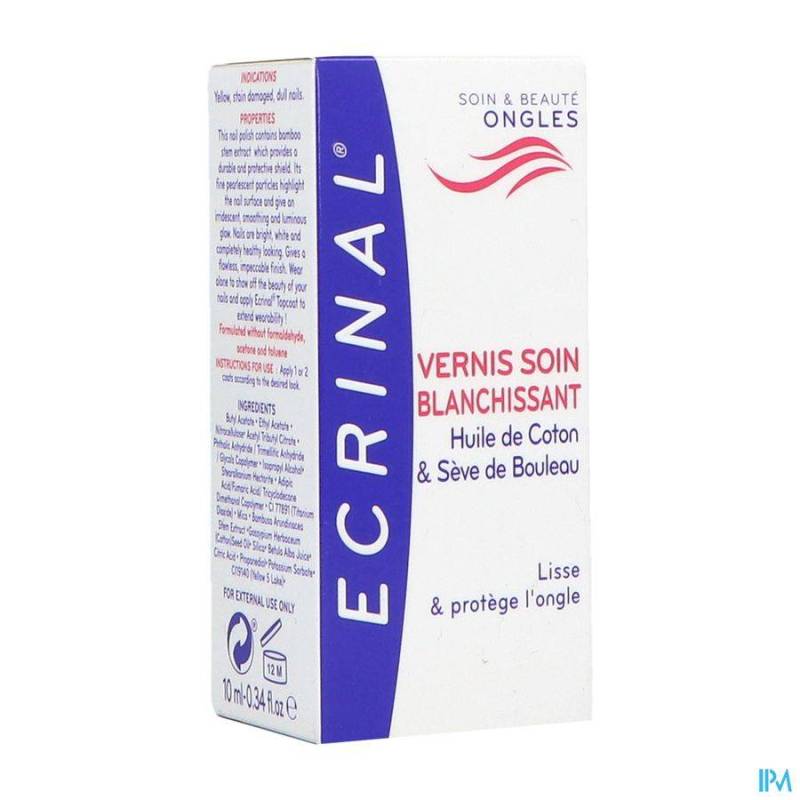 Ecrinal Nagellak Whitening Flacon 10ml 20214