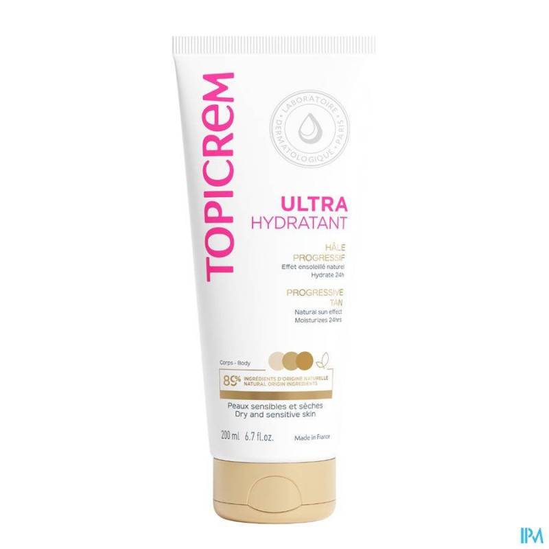 Topicrem Ultra-Hydraterende Geleidelijke Bruining Tube 200ml