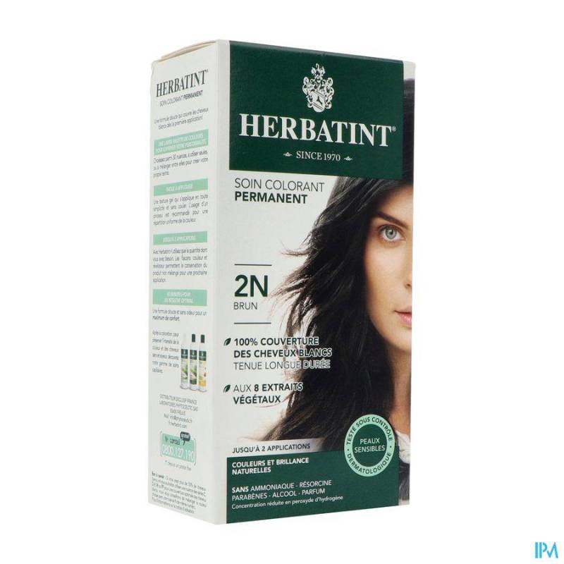 Herbatint 2N Permanente Haarkleuring - Bruin 150ml