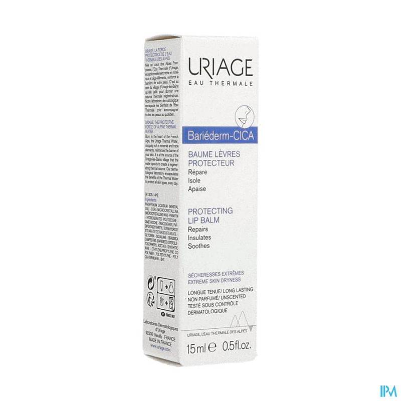 Uriage Bariederm Lippenbalsem Tube 15ml