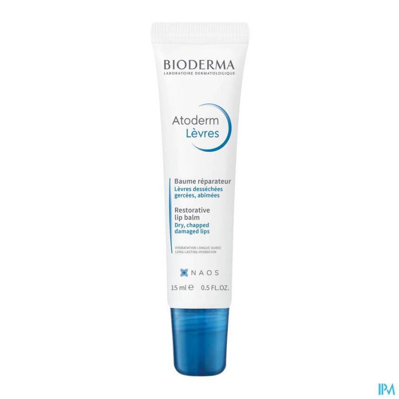 BIODERMA ATODERM BAUME REPAR.LEVRE GERCEE TBE 15ML