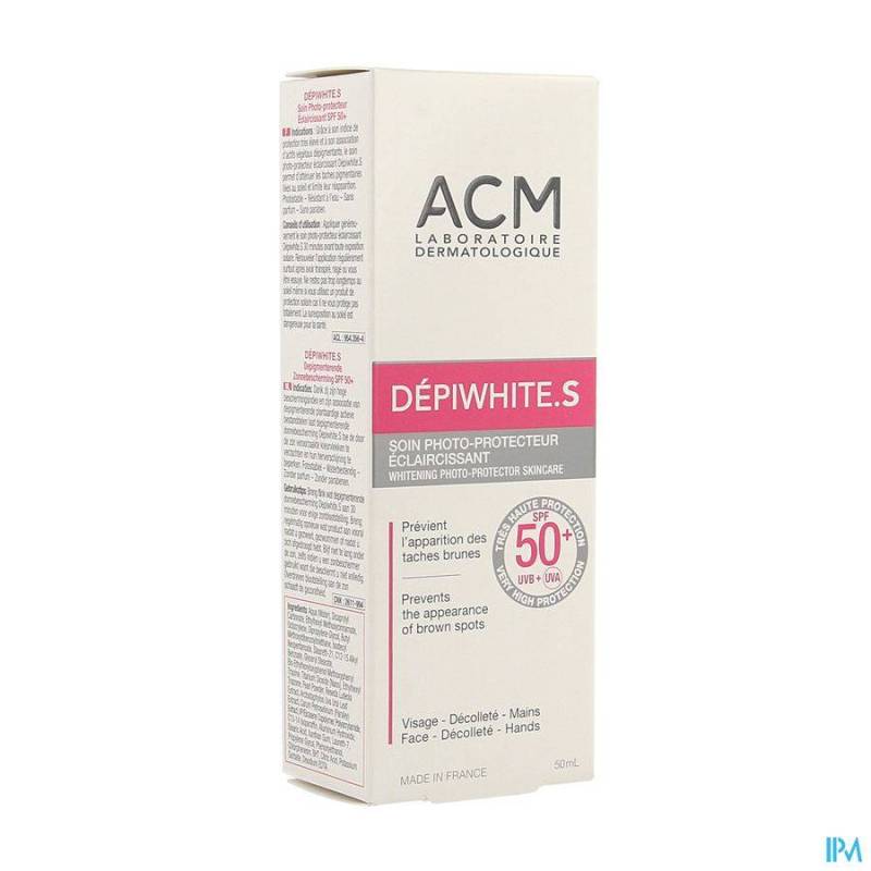 DEPIWHITE S SOIN A/TACHE IP50+ TUBE 50ML