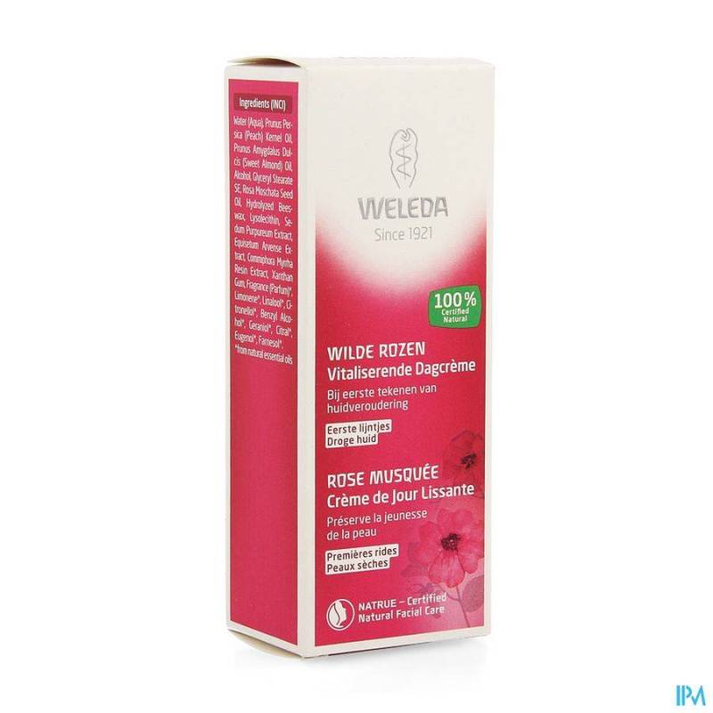 WELEDA ROSA MOSQUETA CREME JOUR LISSANTE TUBE 30ML