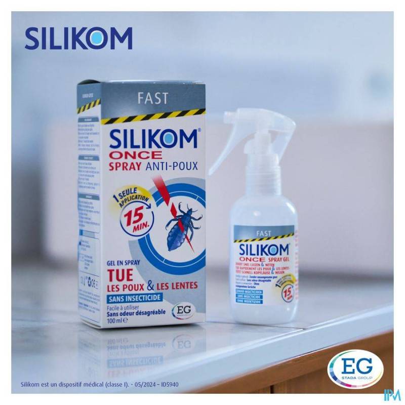 Silikom Once Anti-Luizen Spray 100ml