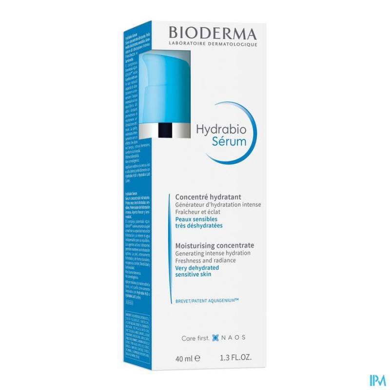 BIODERMA HYDRABIO SERUM CONC.HYDRA FL POMPE 40ML