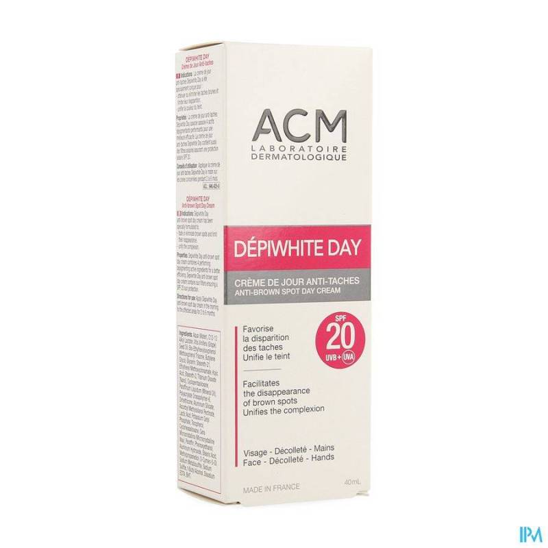 DEPIWHITE DAY IP20 CR ECLAIRCIS. JOUR TUBE 40ML