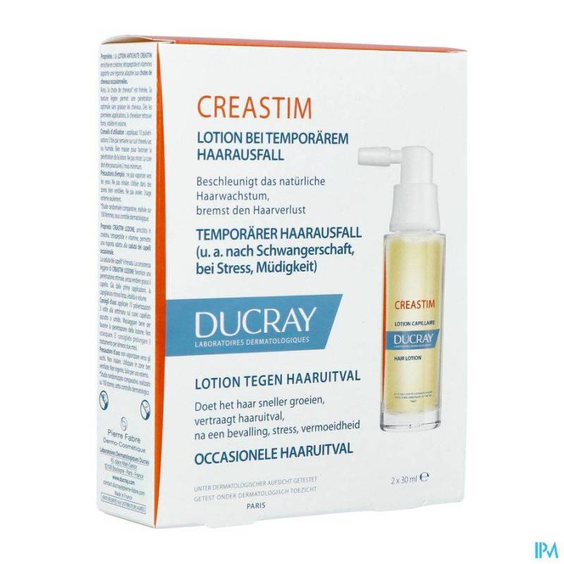 Ducray Creastim Lotion Anti-Haaruitval 2x30ml