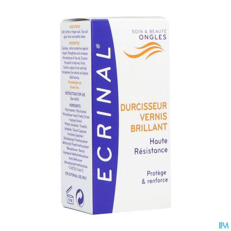 ECRINAL DURCISSEUR ONGLES BRILLANT FL 10ML 20203