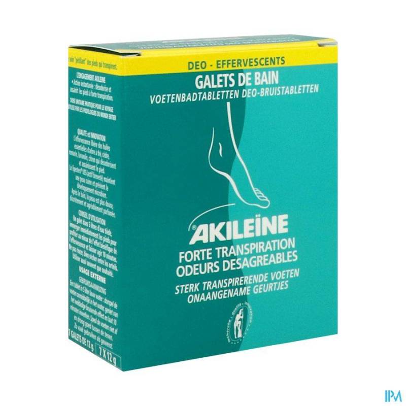 Akileine Groen Deo Bruistabletten 7 103170