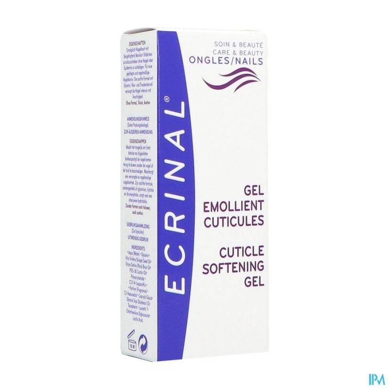 ECRINAL GEL EMOLLIENT CUTICULES NF TBE 10ML 20205