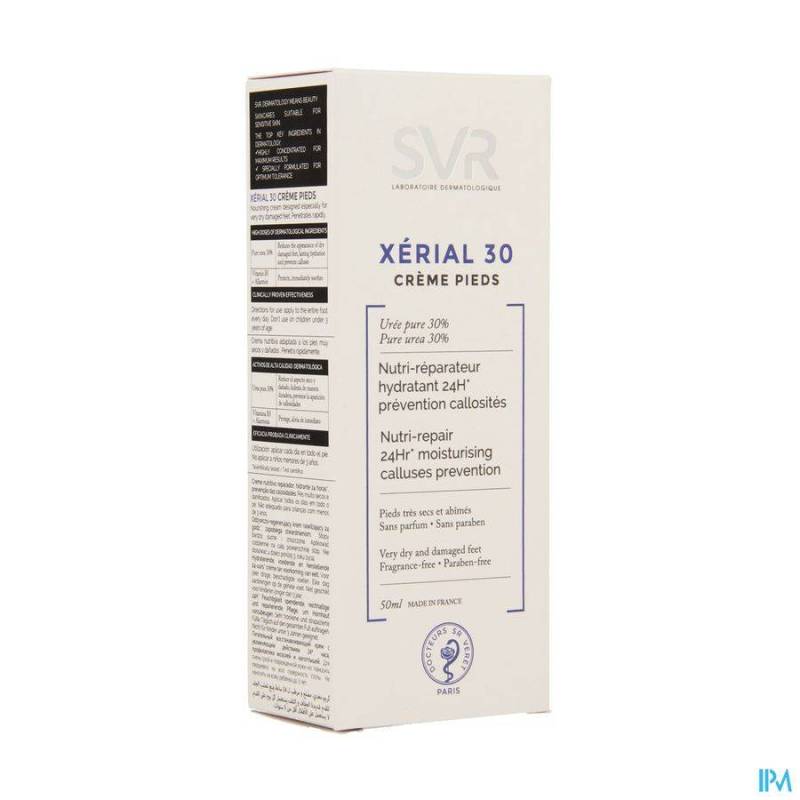 XERIAL 30 CREME PIEDS TUBE 50ML