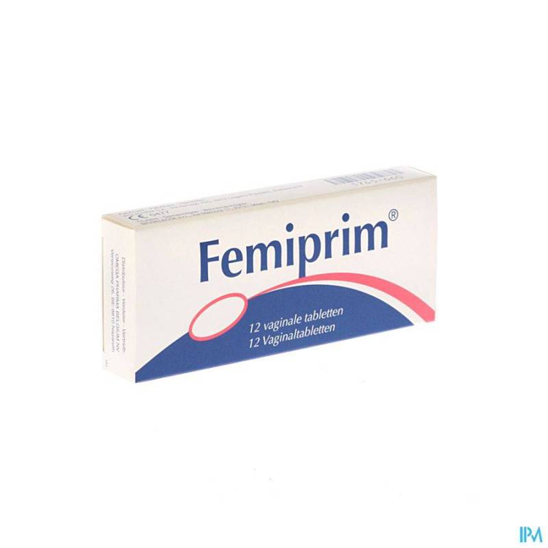 FEMIPRIM COMP VAGINAUX 12X250MG