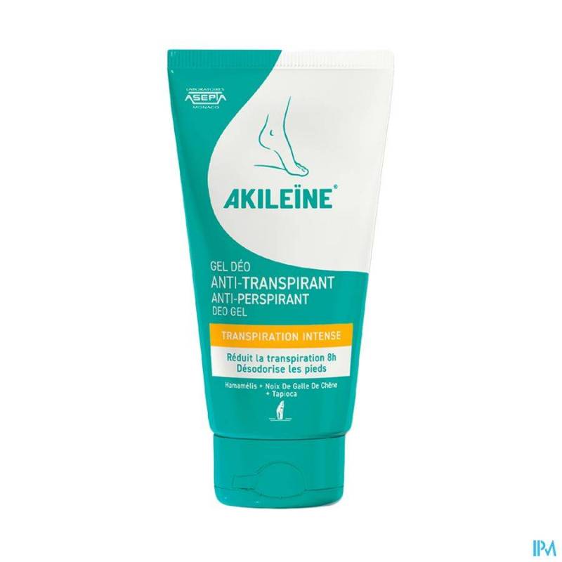 Akileine Groen Deo Biactif A/trans.gel 75ml 103190