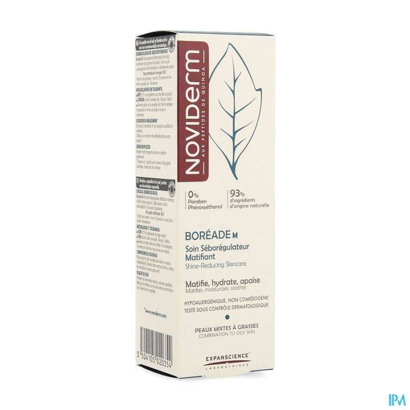 NOVIDERM BOREADE M SOIN SEBOREGUL. MATIF. CR 40ML