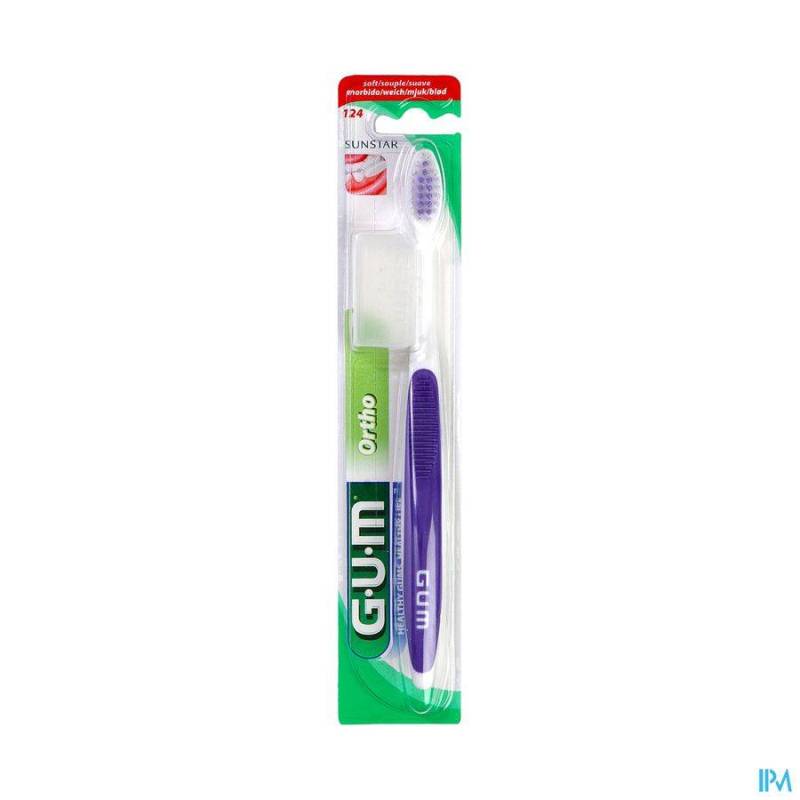 GUM BROSSE ORTHODONTIQUE SOFT 124