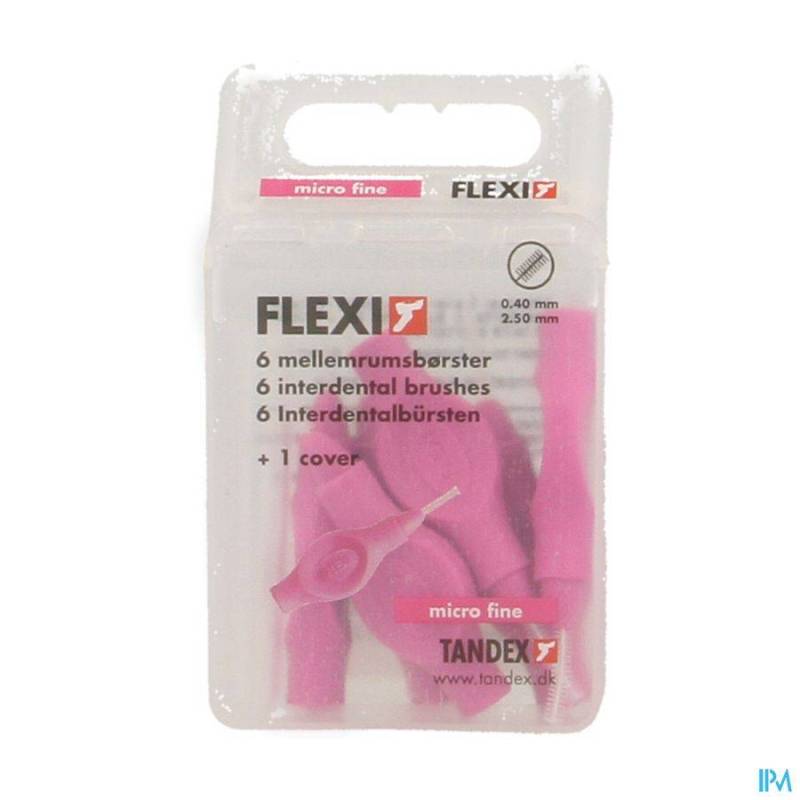 FLEXI FUCHSIA BROSSETTE MICRO FINE INTERDENTAIRE 6