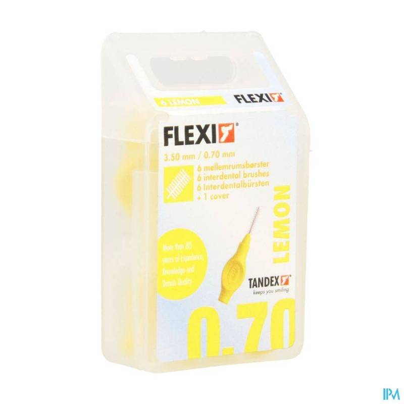 Flexi Yellow Borsteltje Fine Interdentaal 6