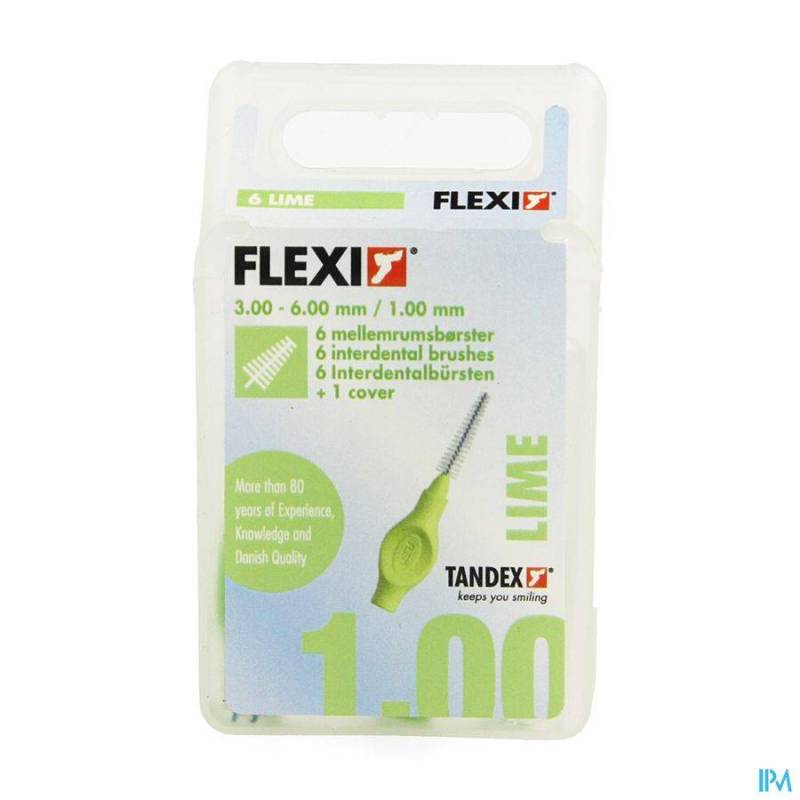 FLEXI GREEN BROSSETTE TAPERED INTERDENTAIRE 6