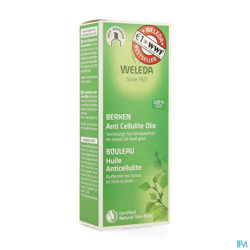 WELEDA HUILE ANTICELLULITE AU BOULEAU 100ML