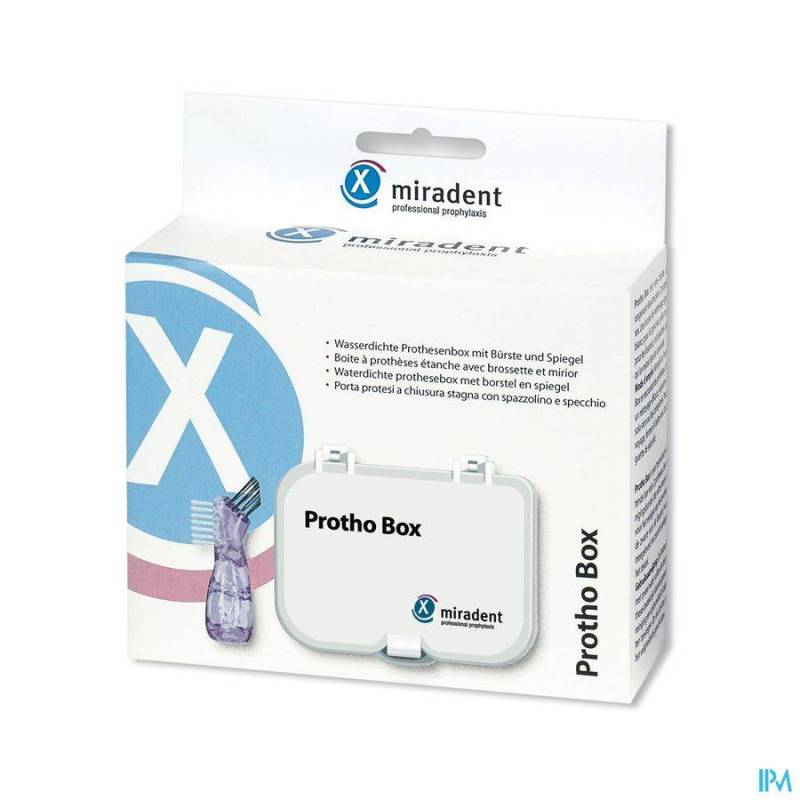 MIRADENT PROTHO BOX AVEC BROSSE PROTHESE DENTAIRE