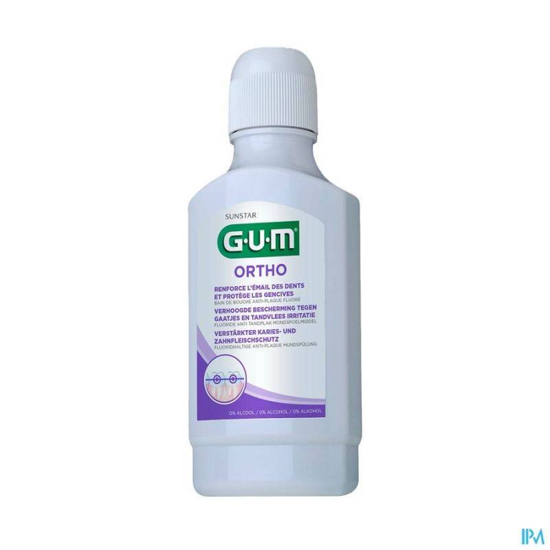 GUM ORTHO BAIN DE BOUCHE GEL 300ML 3090