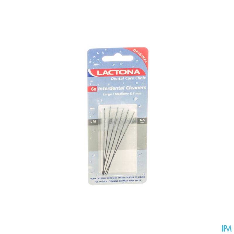 Lactona Interdentale Borsteltjes 6,5mm 6 Stuks