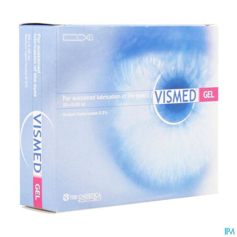 VISMED GEL LUBRIFIANT OCULAIRE 0,3% FL 20 X 0,45ML