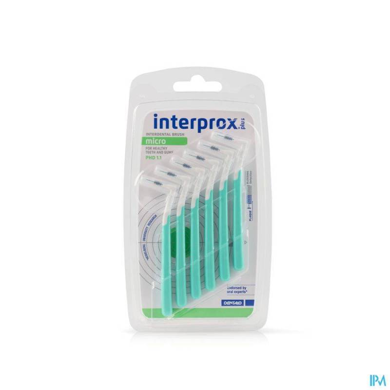 Interprox Plus Brush Interdentaal Micro Groen 6 Stuks