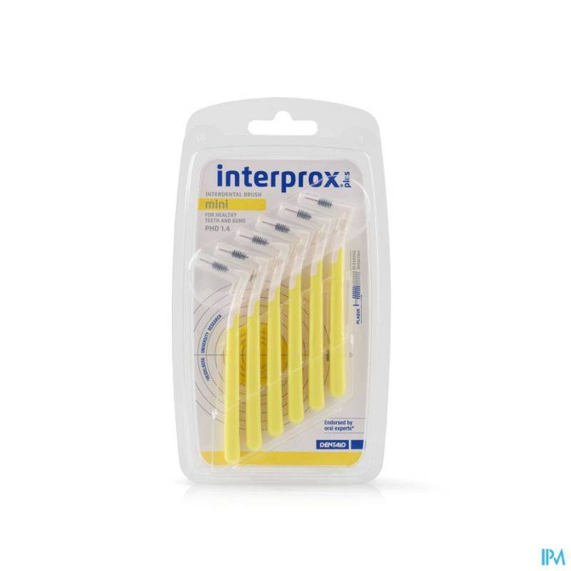 Interprox Plus Brush Interdentaal Mini Geel 6 Stuks