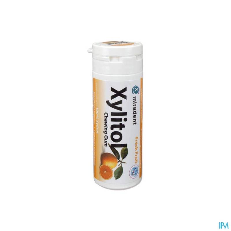 MIRADENT CHEWING GUM XYLITOL FRUITS SS 30